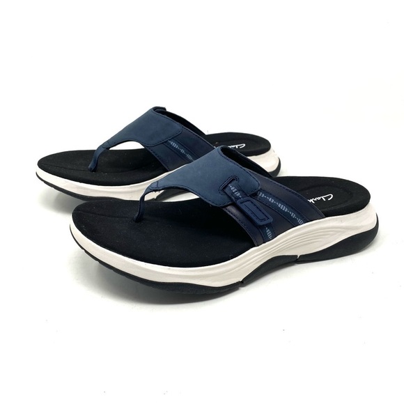 Clarks Wave 2.0 Sea Navy sandals - Picture 2 of 7
